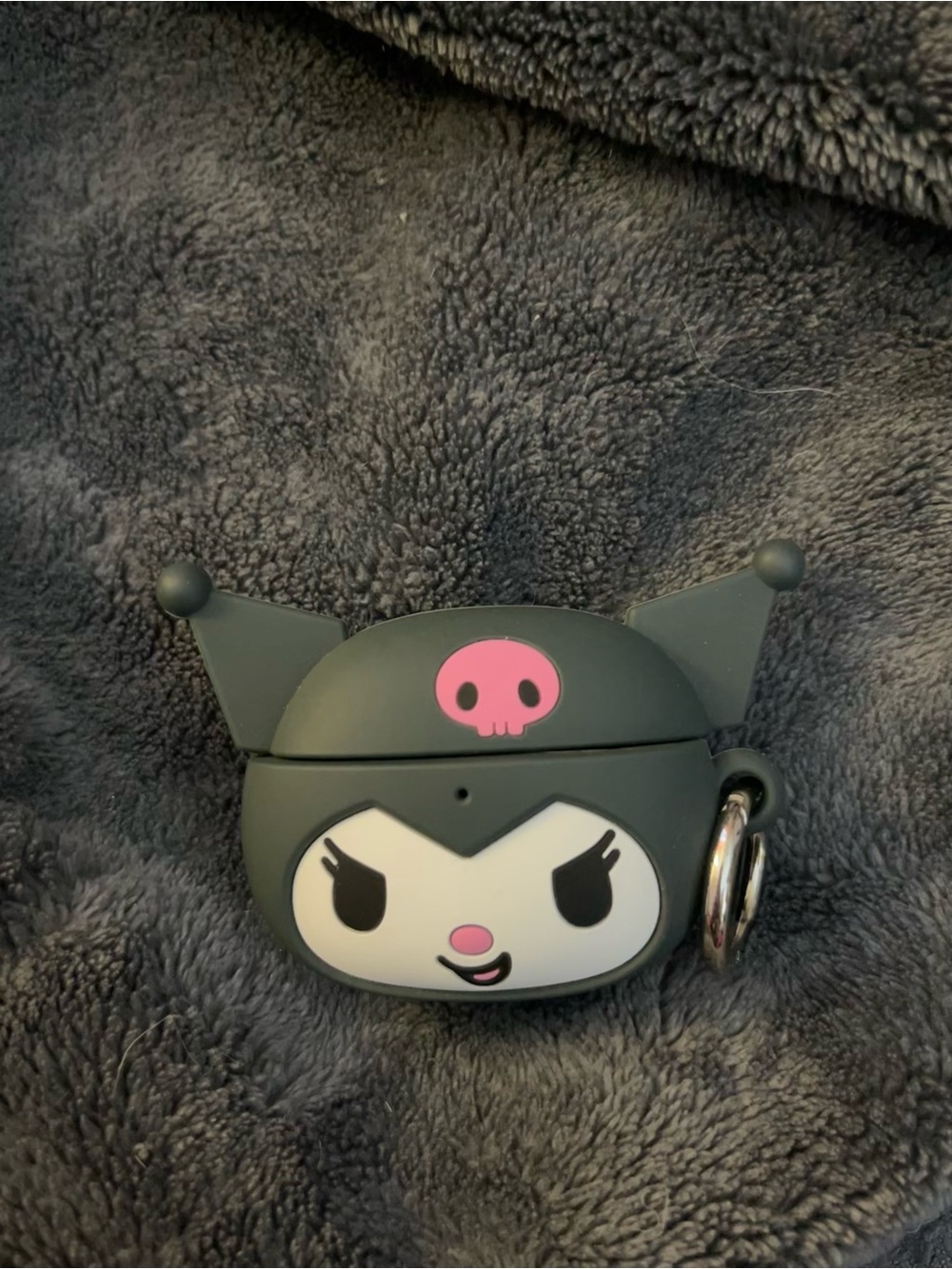 Sanrio Kuromi Silicone AirPods Case - Black